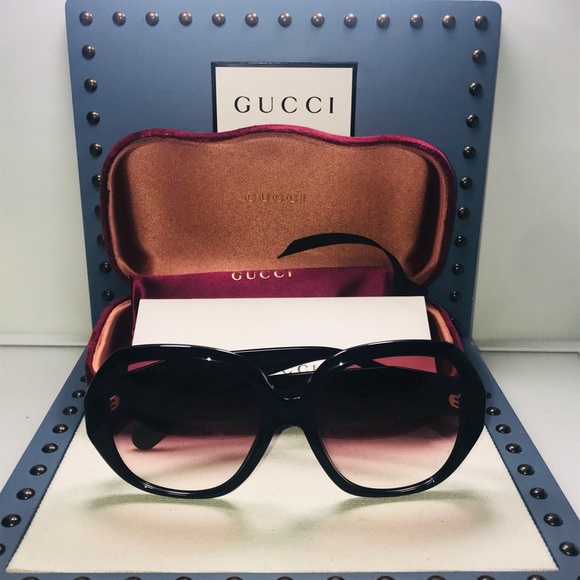 Black / Violet / Gold Gg0796s - 002 Sunglasses - Picture 10 of 10